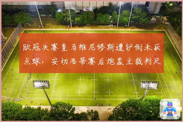 欧冠决赛皇马维尼修斯遭铲倒未获点球，安切洛蒂赛后炮轰主裁判尺度不一