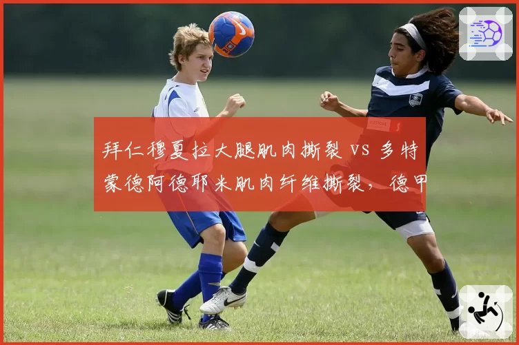 拜仁穆夏拉大腿肌肉撕裂 vs 多特蒙德阿德耶米肌肉纤维撕裂，德甲双子星复出进度对比。